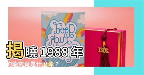 1988是什麼|呼叫1988年的世界、台灣，還有我和你 